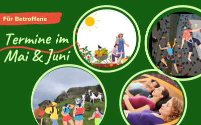 Gemüsegruppe, Entspannung, Klettern und Wandern: Termine im Mai und Juni