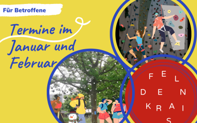 Klettern, Wandern, Feldenkrais: Termine im Januar und Februar